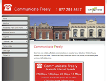 Tablet Screenshot of communicatefreely.net
